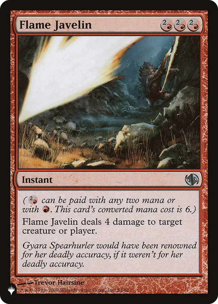 Flame Javelin [The List] 1