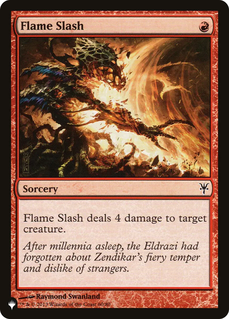 Flame Slash [The List] 1
