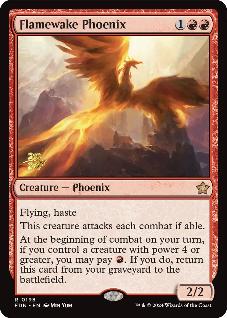 Flamewake Phoenix [Foundations Prerelease Promos] 1
