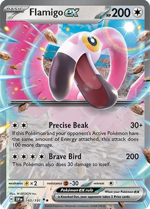 Flamigo Ex (160/191) [Scarlet & Violet: Surging Sparks] 1