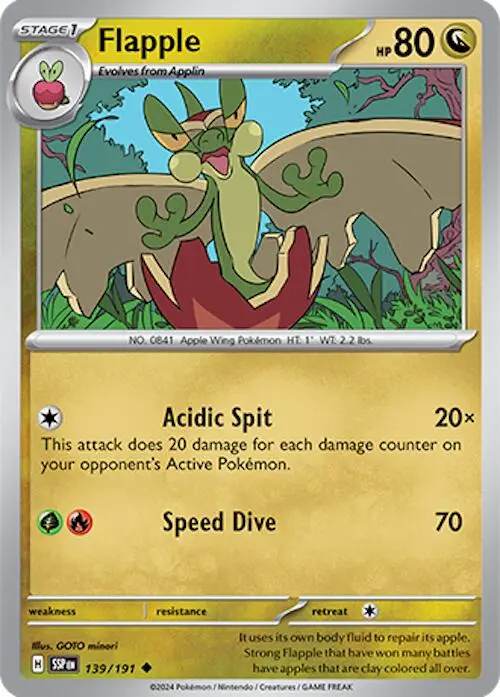 Flapple (139/191) [Scarlet & Violet: Surging Sparks] 1
