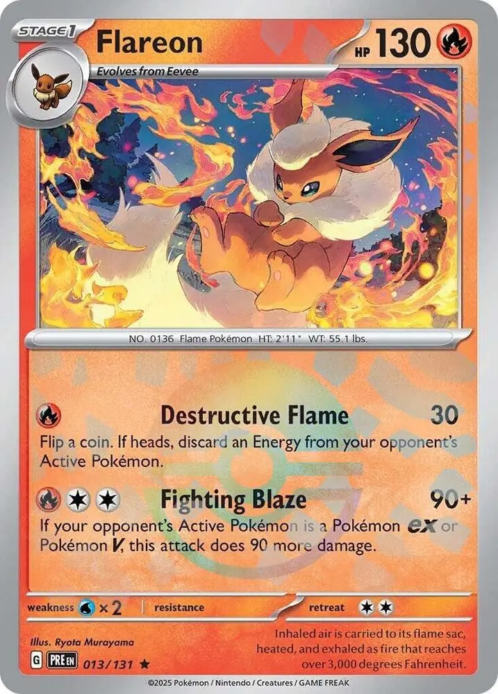 Flareon (013/131) (Poke Ball Pattern) [Scarlet & Violet: Prismatic Evolutions] 1