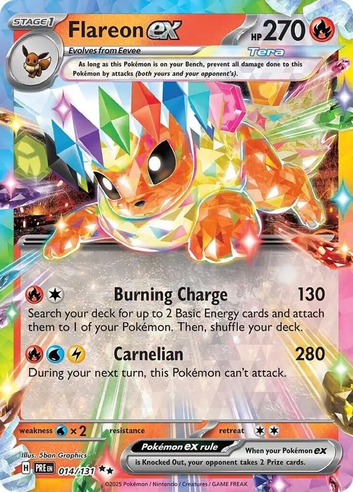 Flareon Ex (014/131) [Scarlet & Violet: Prismatic Evolutions] 1
