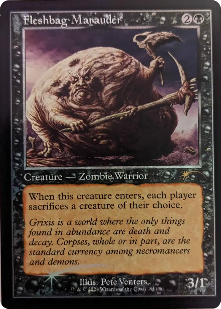 Fleshbag Marauder (841) (Retro Frame) [Secret Lair Drop Series] 1