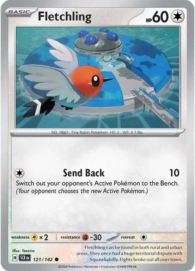 Fletchling (121/142) [Scarlet & Violet: Stellar Crown] 1