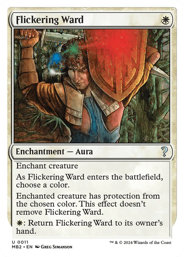 Flickering Ward (White Border) [Mystery Booster 2] 1