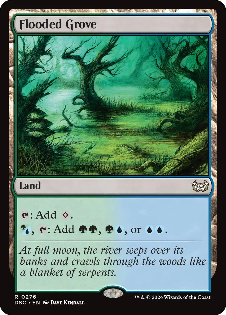 Flooded Grove [Duskmourn: House Of Horror Commander] 1