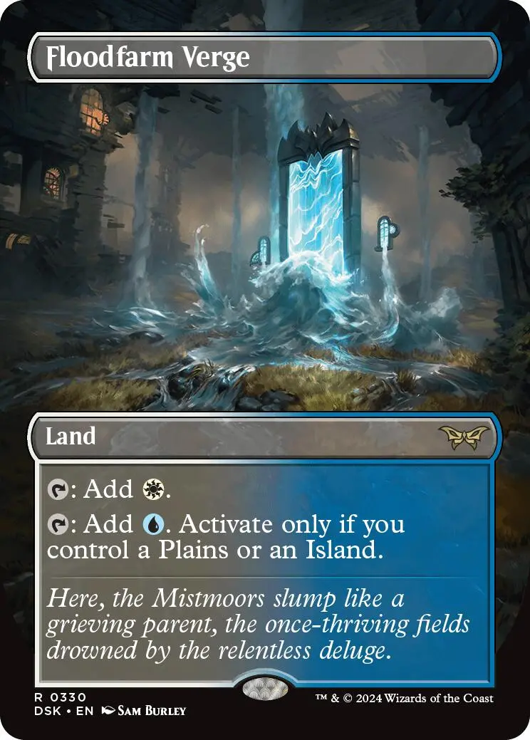 Floodfarm Verge (Borderless) [Duskmourn: House Of Horror] 1