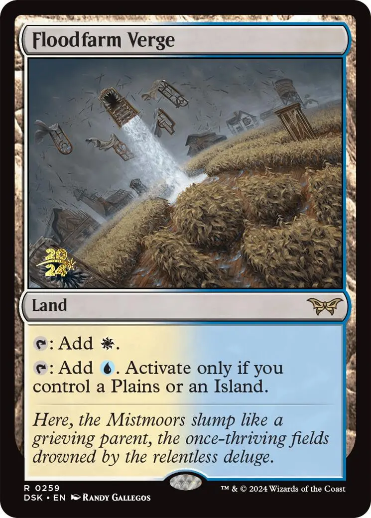 Floodfarm Verge [Duskmourn: House Of Horror Prerelease Promos] 1