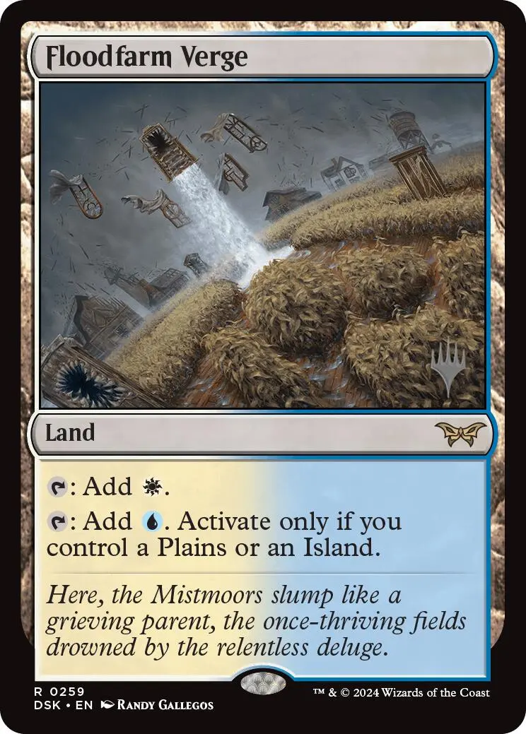 Floodfarm Verge (Promo Pack) [Duskmourn: House Of Horror Promos] 1