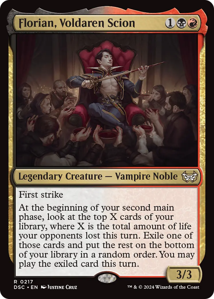 Florian, Voldaren Scion [Duskmourn: House Of Horror Commander] 1