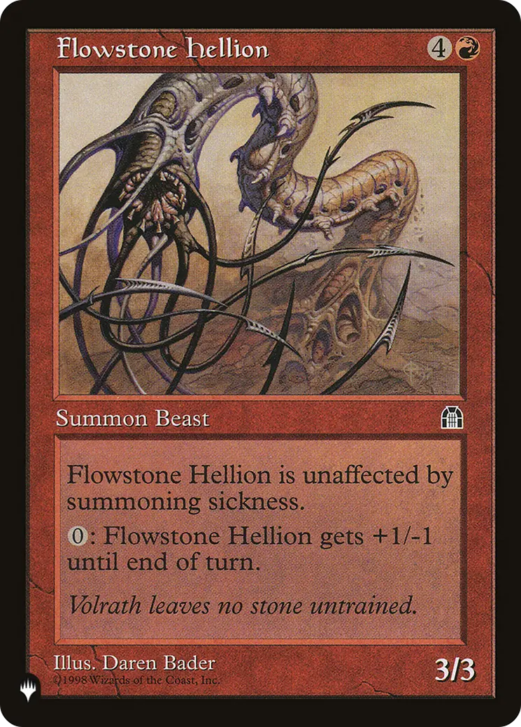 Flowstone Hellion [The List] 1