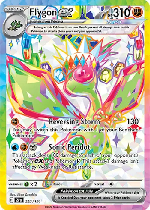 Flygon Ex (222/191) [Scarlet & Violet: Surging Sparks] 1