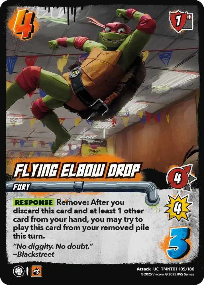 Flying Elbow Drop - Teenage Mutant Ninja Turtles (Tmnt) 1