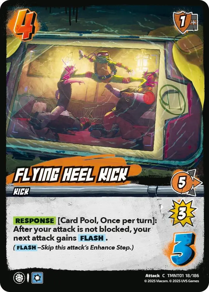 Flying Heel Kick - Teenage Mutant Ninja Turtles (Tmnt) 1