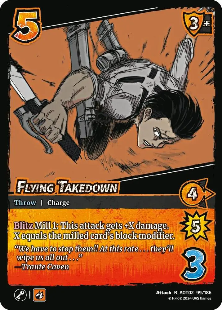 Flying Takedown - Attack On Titan: Origins Of Power (Aot02) 1