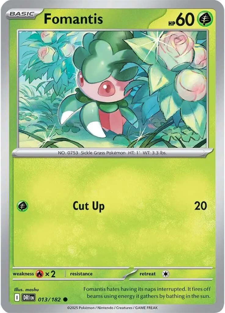 Fomantis (013/182) [Scarlet & Violet: Destined Rivals] 1