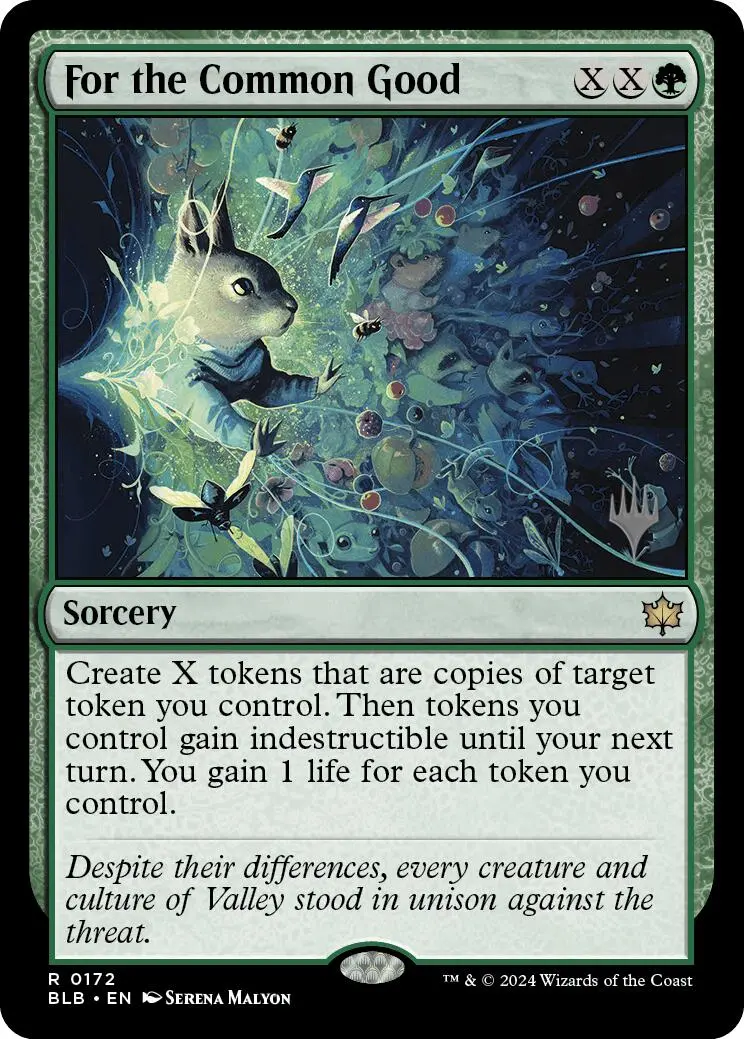For The Common Good (Promo Pack) [Bloomburrow Promos] 1