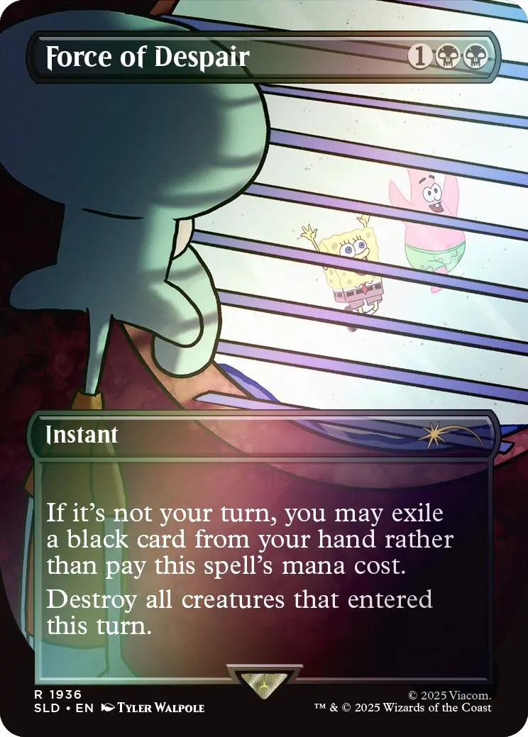 Force Of Despair (Rainbow Foil) [Secret Lair Drop Series] 1