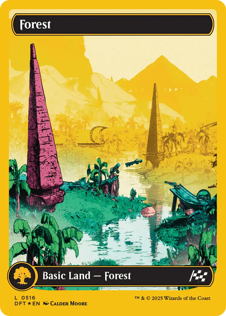 Forest (0516) (First-Place Foil) [Aetherdrift] 1