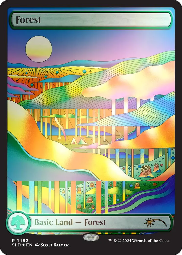 Forest (1482) (Rainbow Foil) [Secret Lair Drop Series] 1