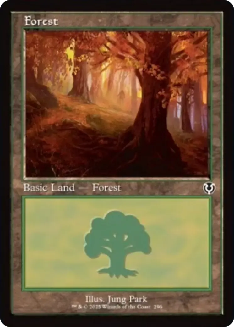 Forest (296) (Retro Frame) [Innistrad Remastered] 1