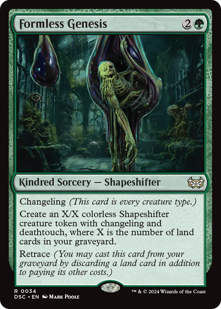 Formless Genesis [Duskmourn: House Of Horror Commander] 1