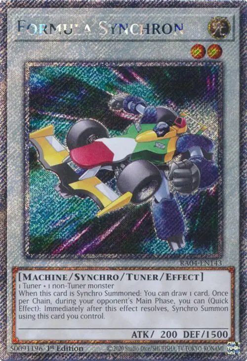 Formula Synchron [Ra04-En143] Platinum Secret Rare 1
