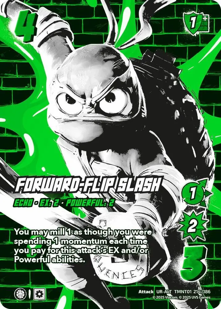 Forward-Flip Slash (Alternate Art) - Teenage Mutant Ninja Turtles (Tmnt) 1