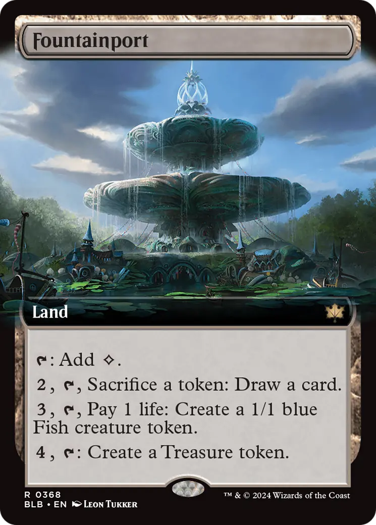 Fountainport (Extended Art) [Bloomburrow] 1