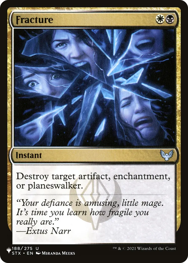Fracture [The List] 1