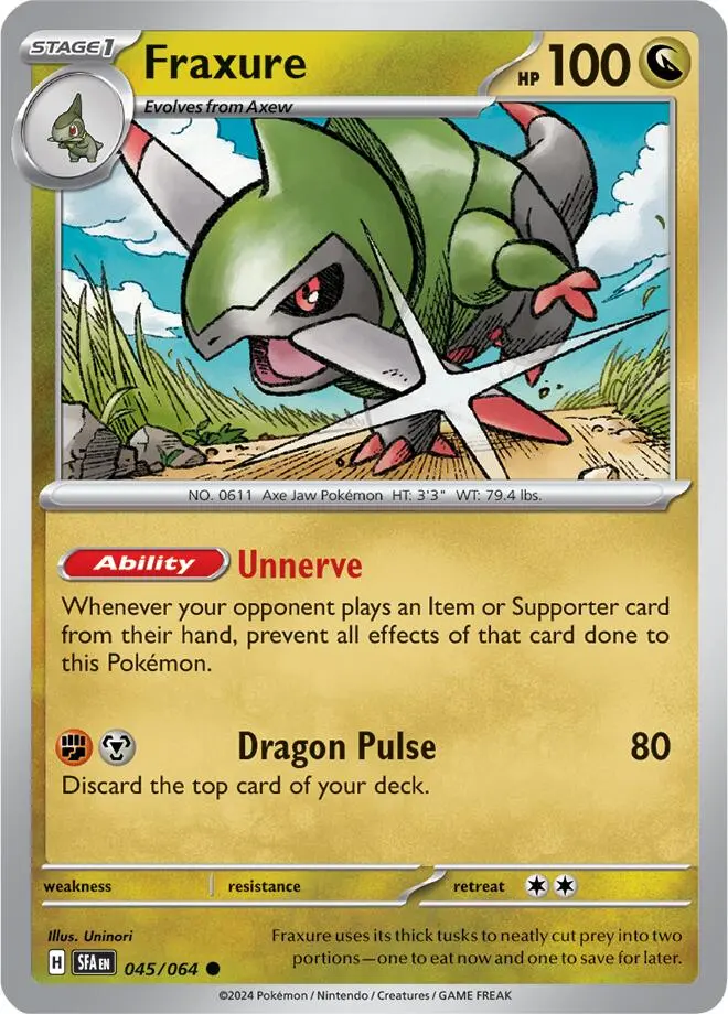 Fraxure (045/064) [Scarlet & Violet: Shrouded Fable] 1