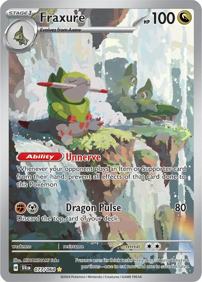 Fraxure (077/064) [Scarlet & Violet: Shrouded Fable] 1