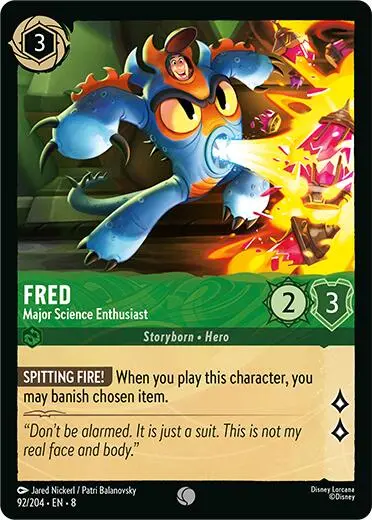 Fred - Major Science Enthusiast (92/204) [Reign Of Jafar] 1