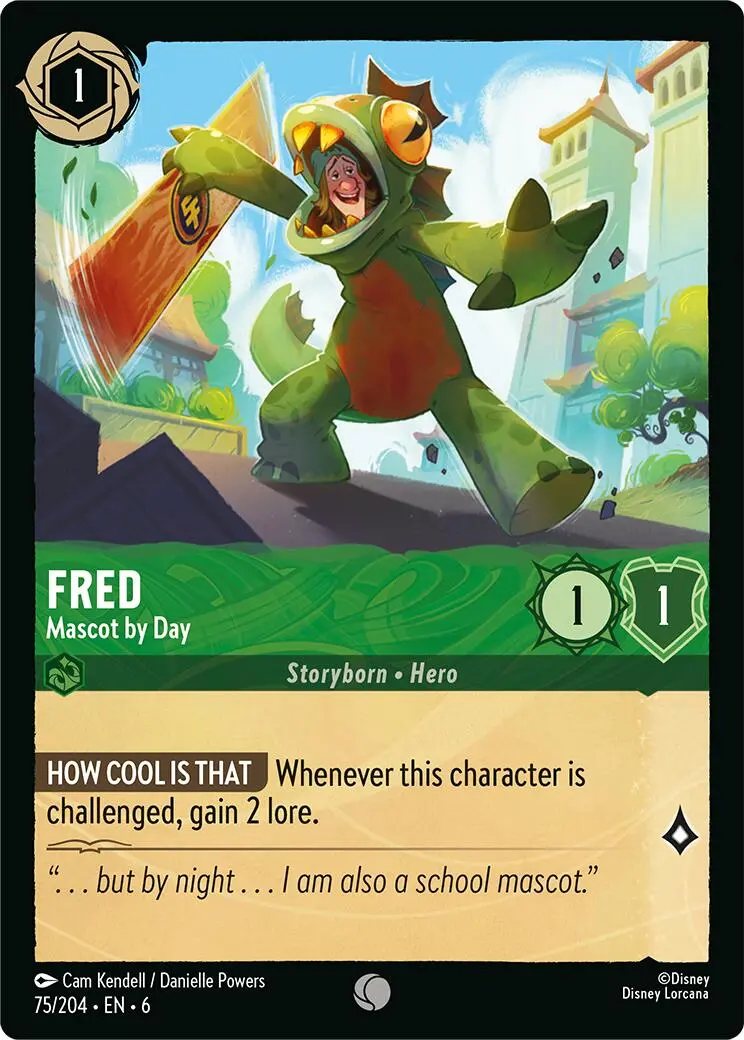 Fred - Mascot By Day (75/204) [Azurite Sea] 1