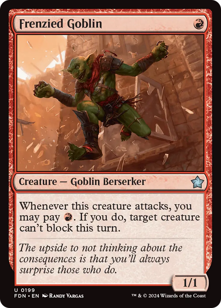 Frenzied Goblin [Foundations] 1