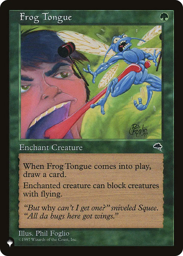 Frog Tongue [The List] 1