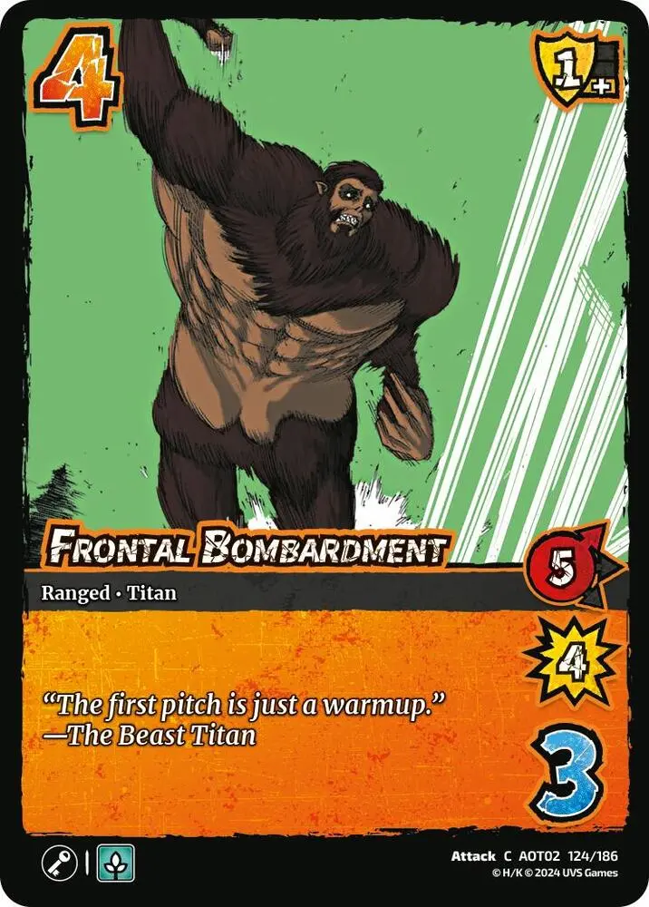 Frontal Bombardment - Attack On Titan: Origins Of Power (Aot02) 1
