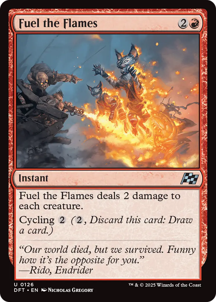 Fuel The Flames [Aetherdrift] 1