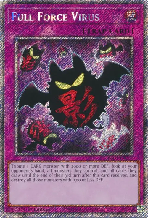 Full Force Virus (Platinum Secret Rare) [Ra03-En267] Platinum Secret Rare 1