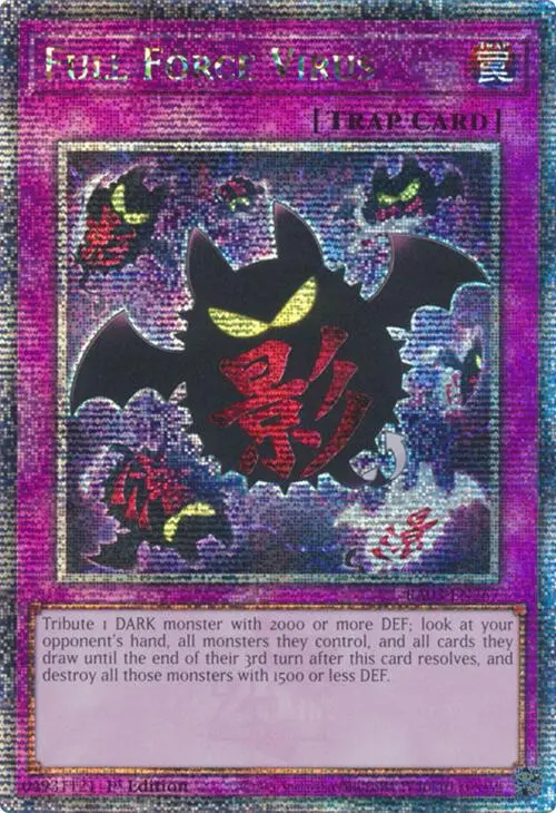 Full Force Virus (Quarter Century Secret Rare) [Ra03-En267] Quarter Century Secret Rare 1