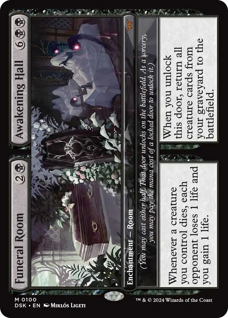 Funeral Room // Awakening Hall [Duskmourn: House Of Horror] 1