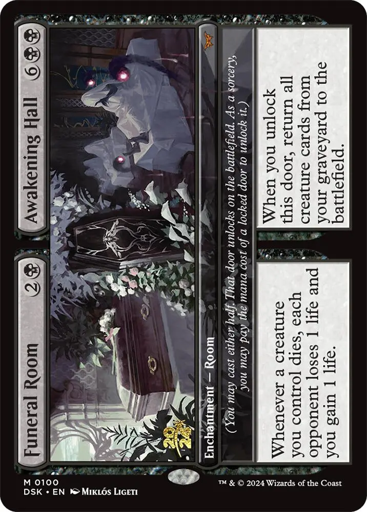 Funeral Room // Awakening Hall [Duskmourn: House Of Horror Prerelease Promos] 1