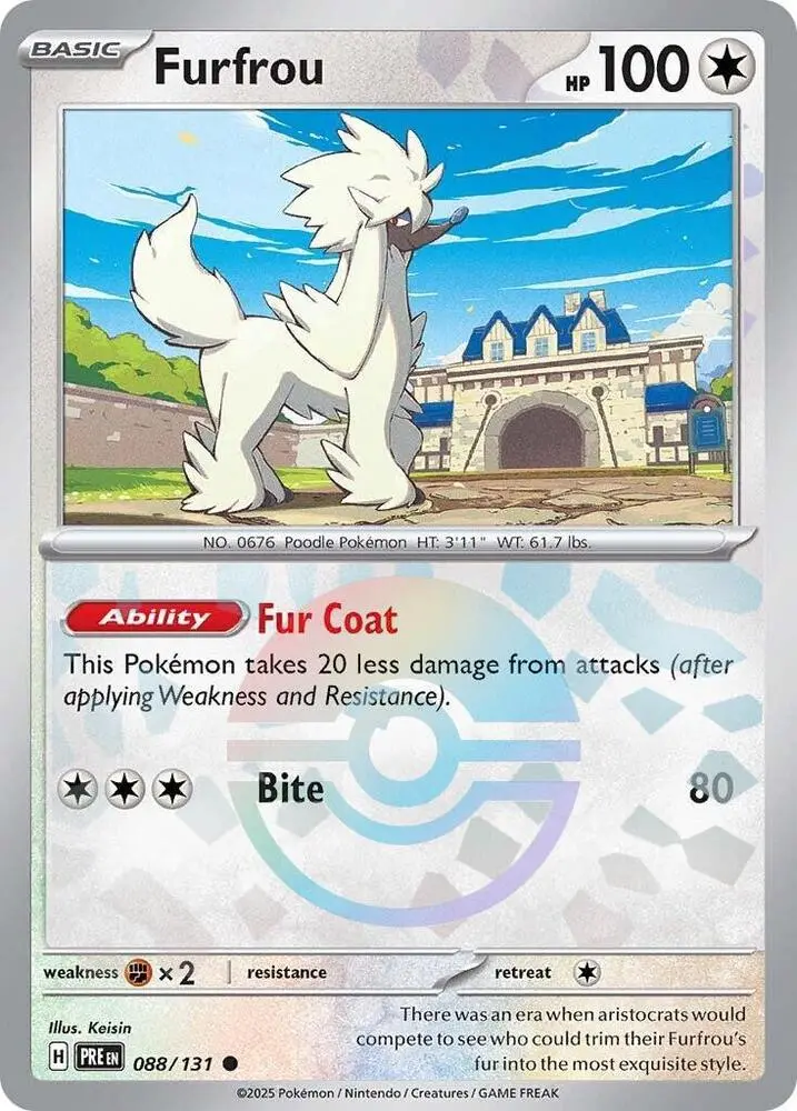 Furfrou (088/131) (Poke Ball Pattern) [Scarlet & Violet: Prismatic Evolutions] 1