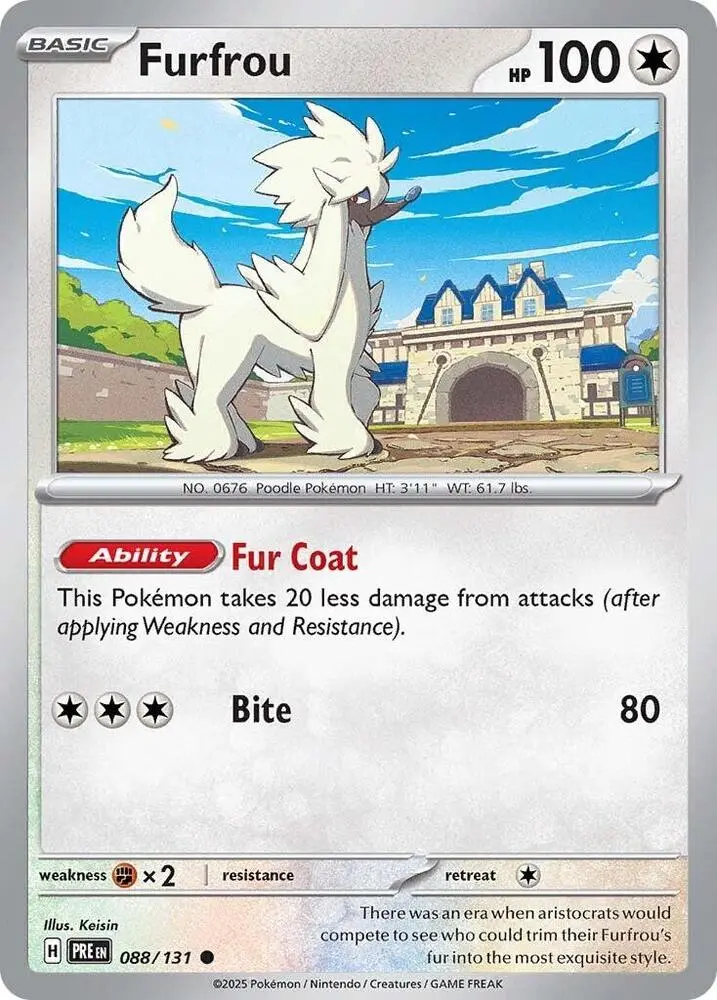 Furfrou (088/131) [Scarlet & Violet: Prismatic Evolutions] 1