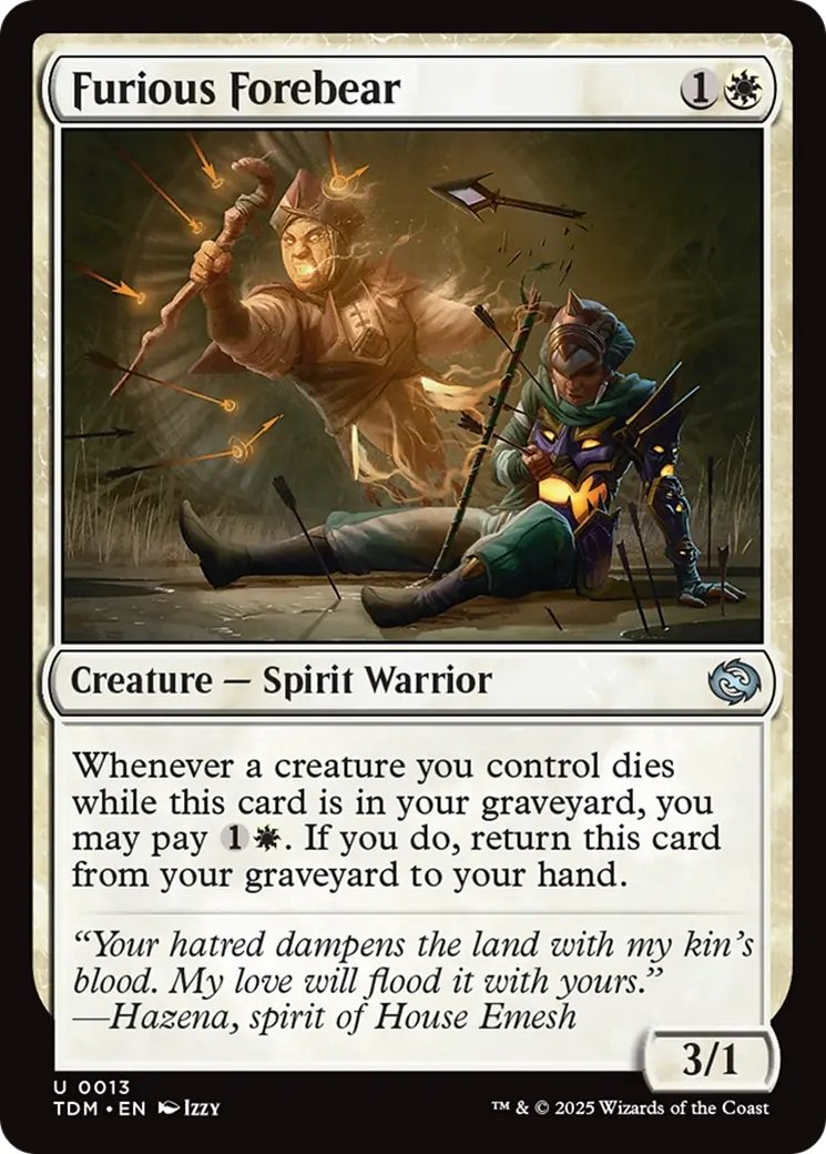 Furious Forebear [Tarkir: Dragonstorm] 1