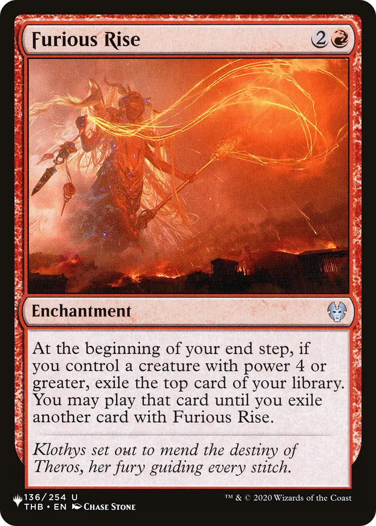 Furious Rise [The List] 1