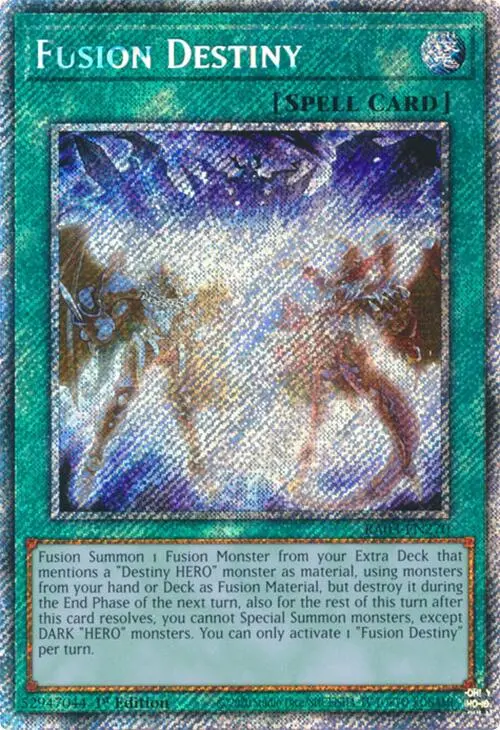 Fusion Destiny (Platinum Secret Rare) [Ra03-En270] Platinum Secret Rare 1