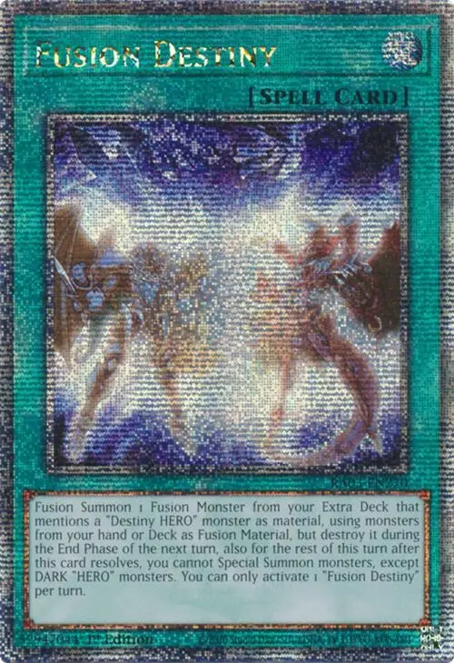 Fusion Destiny (Quarter Century Secret Rare) [Ra03-En270] Quarter Century Secret Rare 1