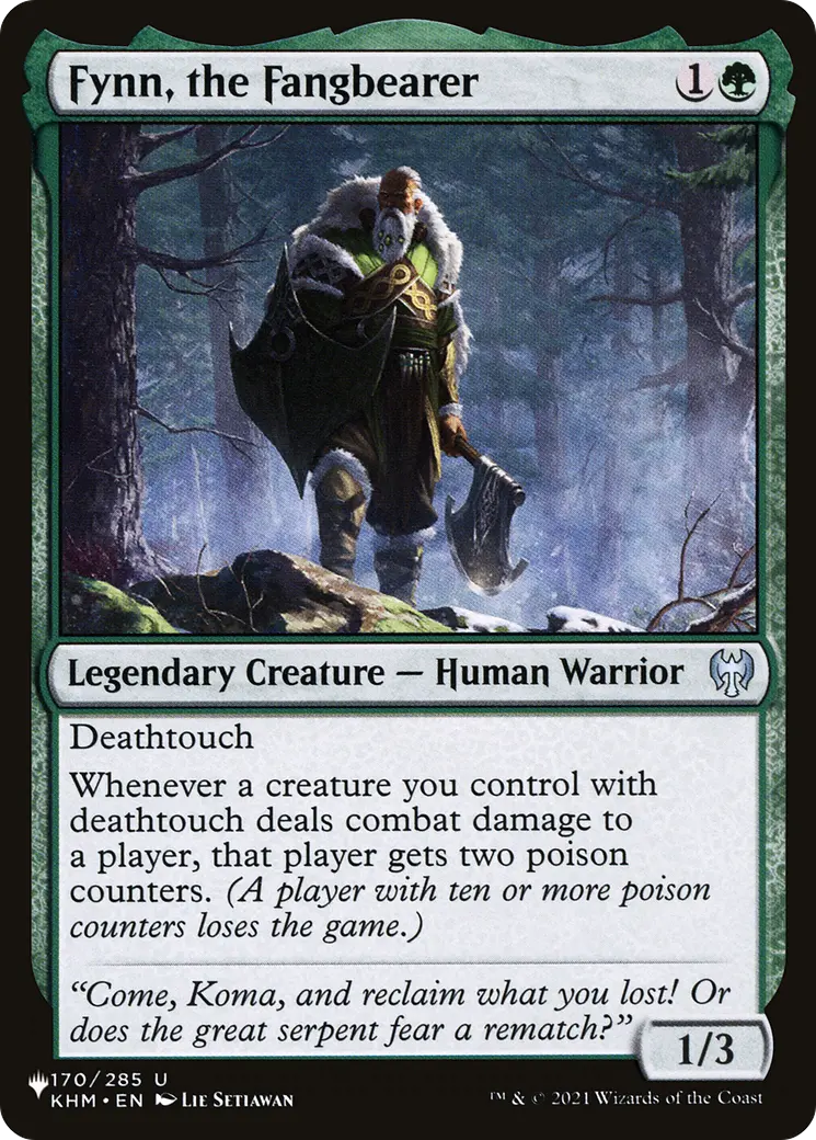 Fynn, The Fangbearer [The List] 1